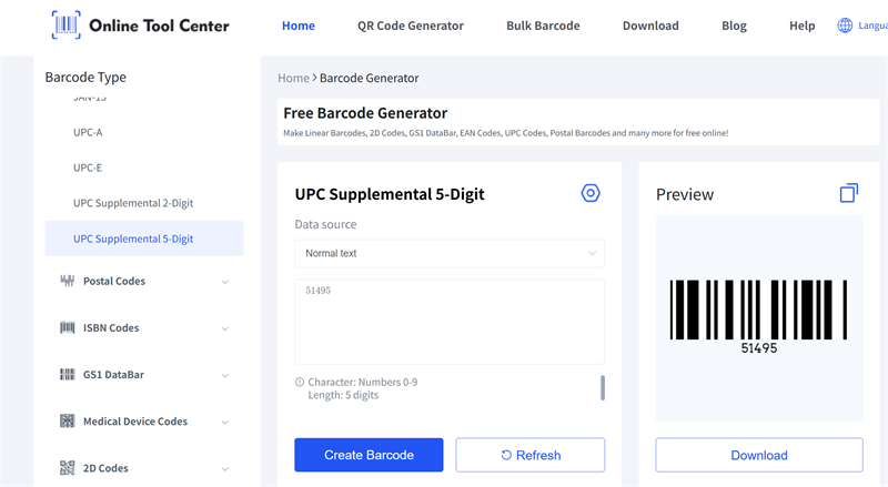 ерате УПЦ додатних 5 цифара