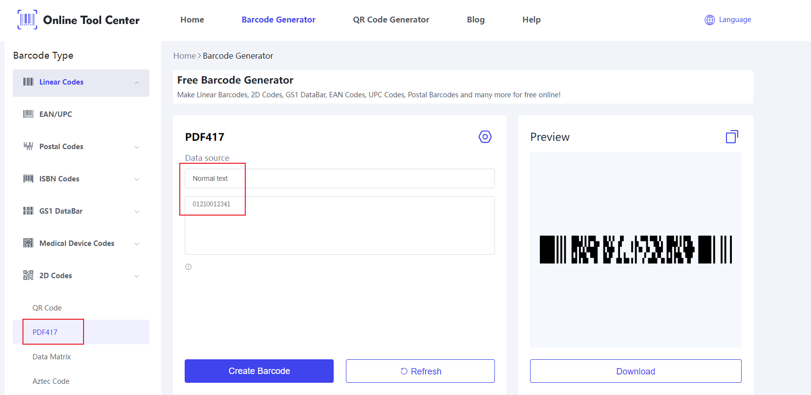 PDF417 barcode generator.png