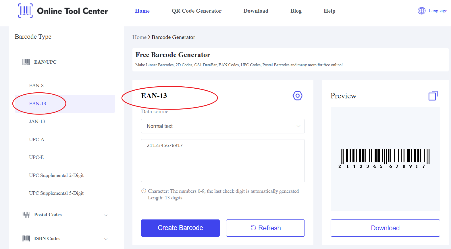 EAN 13 Barcode generator.png