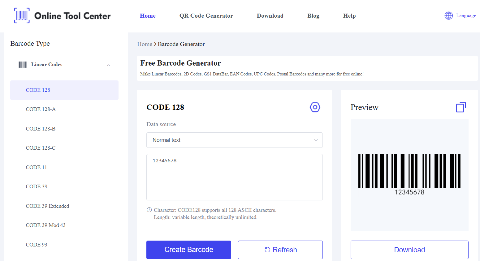 besplatni generator online barcode