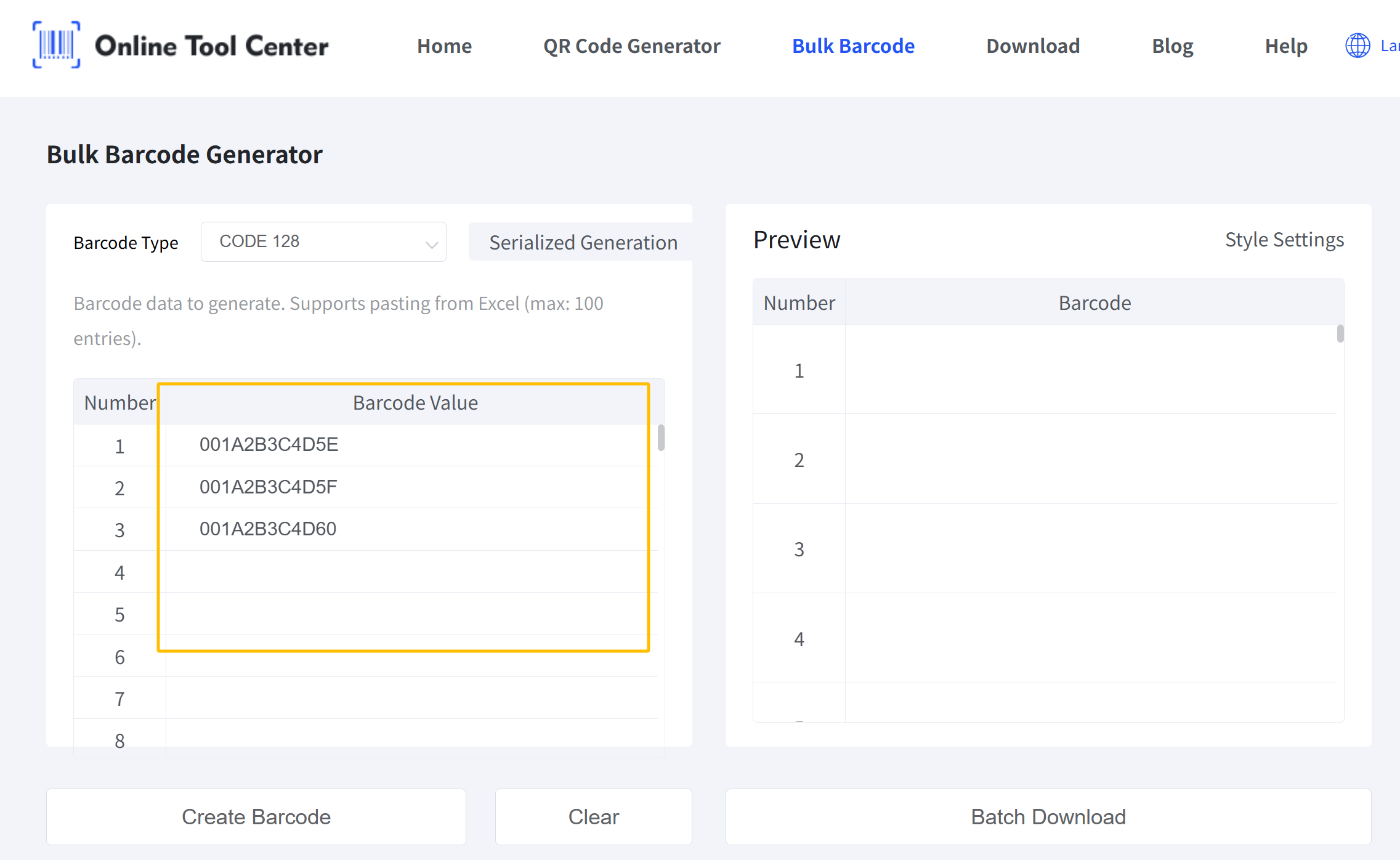 генератор расутих баркодова