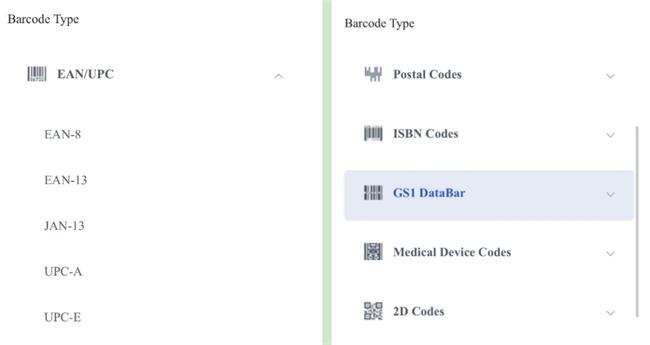 врсте баркода
