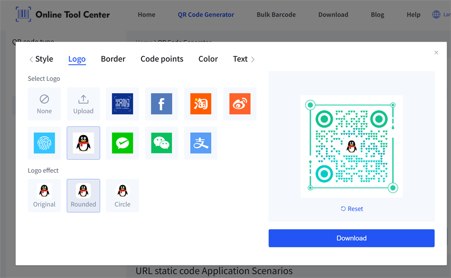 креирајте прилагођени кр код са логотипом