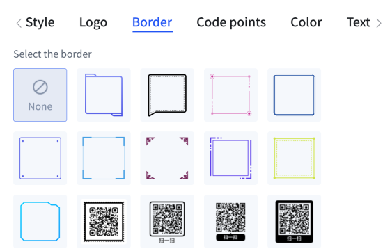 qr code borders кр границе кода